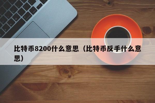 比特币8200什么意思(比特币反手什么意思)