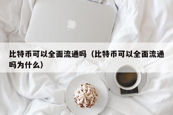 比特币可以全面流通吗(比特币可以全面流通吗为什么)